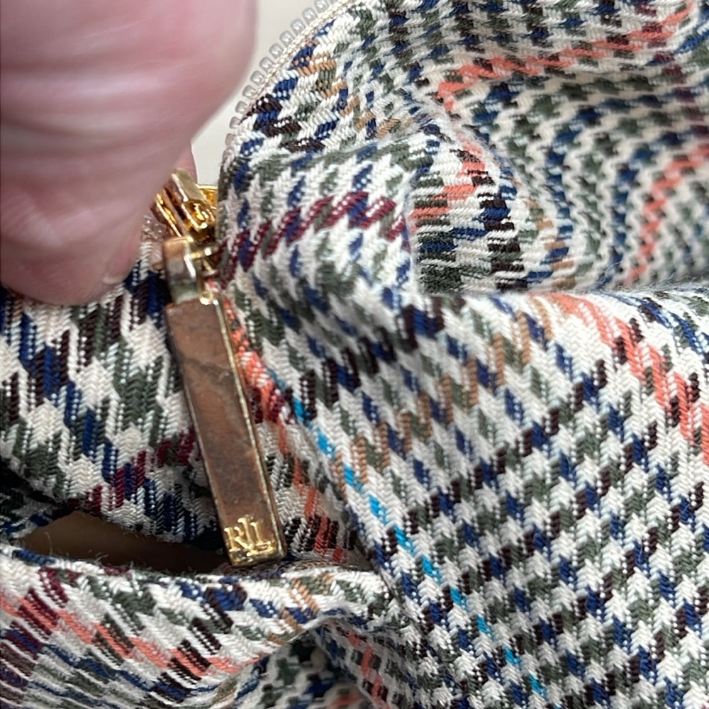 Lauren Ralph Lauren Black Label Plaid Pleated Skirt 10P - Picture 5 of 8